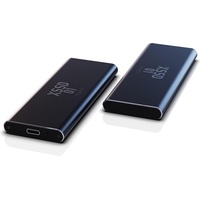 CoreParts Portable SSD including Cables (256 GB), Externe SSD, Grau