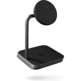 Zen Zens Aluminium Series 2 in 1 Magnetic Wireless Office Charger 2 - schwarz