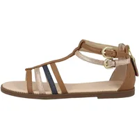GEOX J Karly Girl Sandal, Cognac/AVIO, 29
