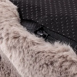 Maelson Hundebett MemoFluff 80 x 80 cm grau