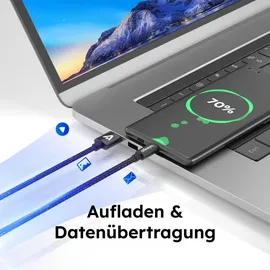 Alkaya USB-C 1 m Schwarz