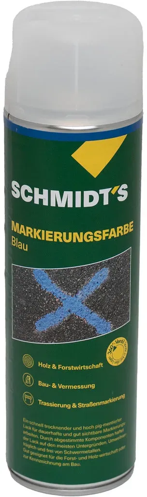 Schmidt`s Baustellen Markierspray -  blau