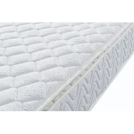 V6 Boxspringbett Modell 213 mit Taschenfederkernmatratze-25cm - Beige