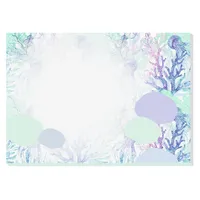 Sigel JS104 Papier-Schreibtischunterlage zum Abreißen, A3, 30 Blatt, vegan, aus nachhaltig hergestelltem Papier, Jolie, Underwater Miracles
