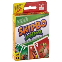 Mattel Games T1882 - Skip-BO Junior Kartenspiel für Kinder, geeignet für 2 - 4 Spieler, Spieldauer ca. 30 Minuten, ab 5 Jahren