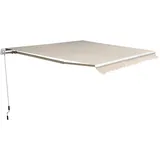 Outsunny Markise Alu-Markise Sonnenschutz Beige