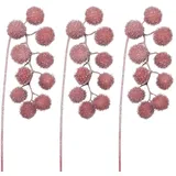 Creativ green Winterliche Kunstpflanze 62 cm rosa