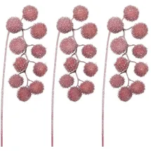 Creativ green Winterliche Kunstpflanze 62 cm rosa