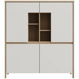 Home Affaire Highboard 111 x 125 x 39 cm Weiß