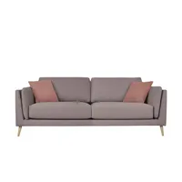 Smart Sofa, 3-sitzig Maxim ¦ rosa/pink ¦ Maße (cm): B: 214 H: 87 T: 96