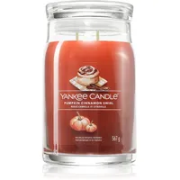 Yankee Candle Pumpkin Cinnamon Swirl Duftkerze 567 g braun