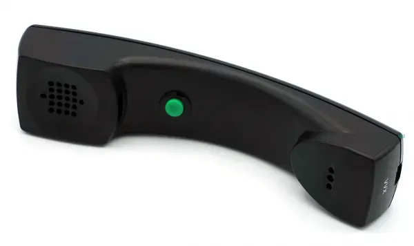 Poly VVX 30x/31x, 40x/41x, 50x/60x 1er Pack HD Voice Handset Hörer mit Push to talk PTT Taste 2200-17680-001-H75-PT