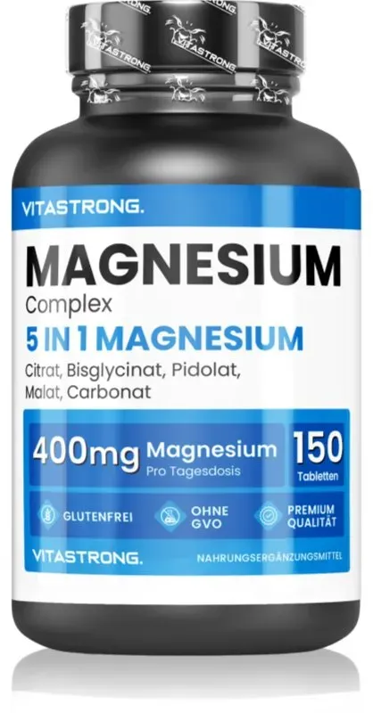 VITASTRONG Magnesium Complex Tabletten für die effektive Magnesiumergänzung 150 g