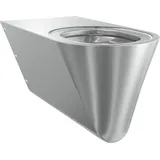 KWC AR T-WC, CAMPUS, Edelstahl, wandhängend, 360x351x700 mm, barrierefrei, ohne Sitz