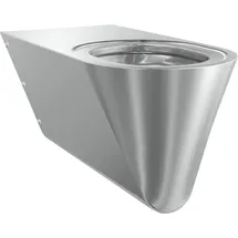 KWC AR T-WC, CAMPUS, Edelstahl, wandhängend, 360x351x700 mm, barrierefrei, ohne Sitz