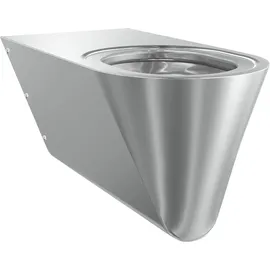 KWC AR T-WC, CAMPUS, Edelstahl, wandhängend, 360x351x700 mm, barrierefrei, ohne Sitz