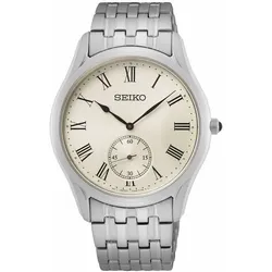 Seiko Dress Saphirglas Kleine Sekunde SRK047P1 - 39 - Beige