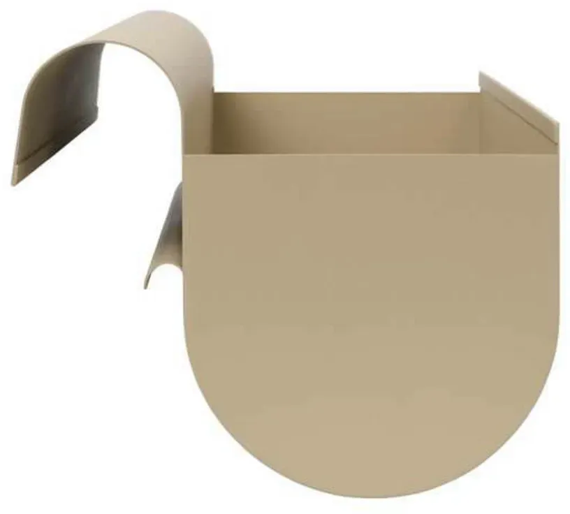 Pflanzenkasten ferm LIVING, Beige, für Wohnzimmer, Metall - 45 - 19.5