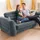 Intex Schlafcouch Futon 2-Sitzer Grau