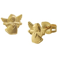 trendor Kinder-Ohrringe Engel Gold 585 / 14K