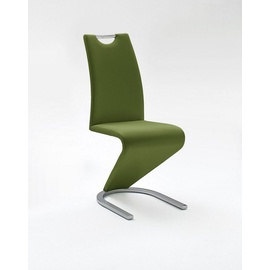 MCA Furniture MCA Amado Schwingstuhl Metall/Kunstleder Olive/Chrom