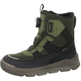 superfit Jungen MARS warm gefütterte Gore-Tex Stiefel, SCHWARZ/GRÜN 0000