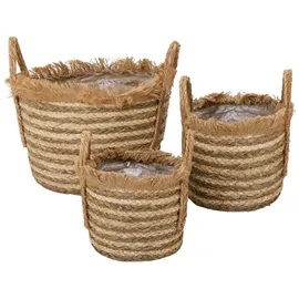 Marrakesch Orient & Mediterran Interior Aufbewahrungsbox 44 x 29 x 44 cm 3-tlg. braun