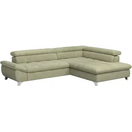 Cotta Eckcouch L-Form 312 cm grün