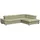 Cotta Eckcouch L-Form 312 cm grün