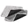Walser 2in1 Wasch &, Schrubb Tuch Reinigungstuch (100% Polyester, 2 Stück, 2-tlg) grau|schwarz