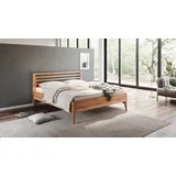 Livetastic Bett Lisa, Natur, Kernbuche, Holz, Kernbuche, vollmassiv, 180x200 cm, FSC 100%, Lattenrosthöhe individuell einstellbar, für Elektrolattenrost geeignet, Lattenrost geeignet, Schlafzimmer, Betten, Doppelbetten