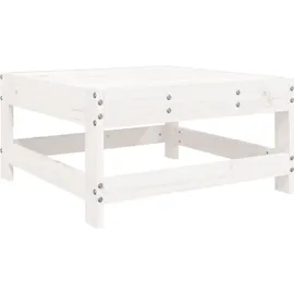 vidaXL 4-tlg. Garten-Lounge-Set Weiß Massivholz Kiefer