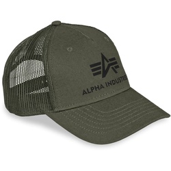 Alpha Industries Basic Trucker Cap dark green