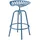 Homescapes Barhocker Traktorsitz 47 x 74 x 50 cm Blau