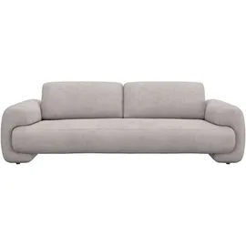 flexlux 3-Sitzer FLEXLUX "Molino Designsofa, Polstersofa, Einzelsofa, Couch", beige (champagne), B:247cm H:83cm T:108cm, 100% Polyester, Sofas, Kaltschaum & Stahl-Wellen für erstklassigen Sitzkomfort, Füsse Schwarz
