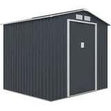 Gerätehaus Aus Metall "vegas" - 4,07 M2 - Grau