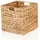 lycce Aufbewahrungskorb Kallax Box Wasserhyazinthe 33 x 33 x 33 cm braun