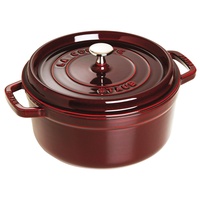 Staub Cocotte 24 cm rund grenadine-rot