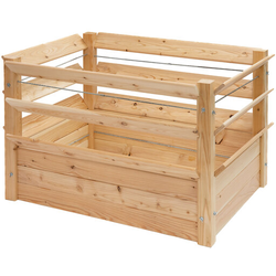 Lärchenholz-Hochbeet Premium XXL Natur 125 x 91 x 73 cm