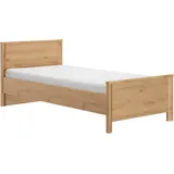 Gami Kinderbett Lugano 96 x 209 cm Eiche braun beige