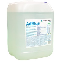 AdBlue 10 Liter Harnstofflösung mit Zusatzdüse für Abgasbehandlung bei SCR-Systemen.