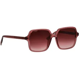 Tom Tailor Sonnenbrille TOM TAILOR "Modell 676007", Damen, rot (rot transparent), leicht transparent, Sonnenbrillen Sonnenbrille, Form Feminin, Logoschriftzug auf Bügel, Kunststofffassung