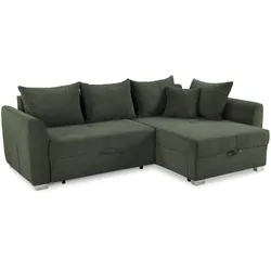 Ecksofa Boomer Cord Grün