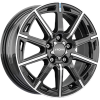 Ronal Ronal, R60-Blue 6.5x16 ET40 5x114,3 82, jetblack-frontkopiert