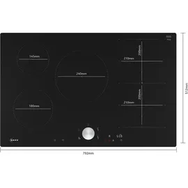Neff N90 T68PTV4L0 Induktionskochfeld Autark