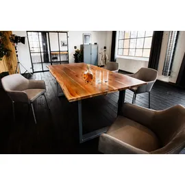 KAWOLA LORE 90 x 78 x 180 cm nussbaum/silber