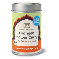 Classic Ayurveda Bio Orangen Ingwer Curry Gewürzmischung 50 g