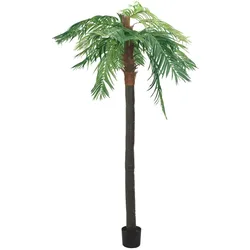 vidaXL Künstliche Palme Phönix mit Topf 305 cm Grün