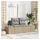 vidaXL Gartensofa Loungesofa beige