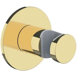 Herzbach LIVING SPA Brausehalter rund, Badarmaturen, gold